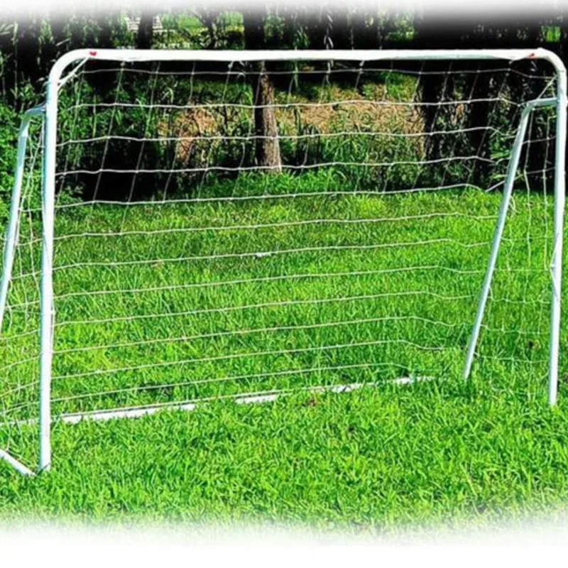 Portería de tubo de acero de 2,45 M (245 × 155 × 80 CM) Fácil de montar o desmontar para hebillas de portabilidad para fijar la red firmemente de alta calidad