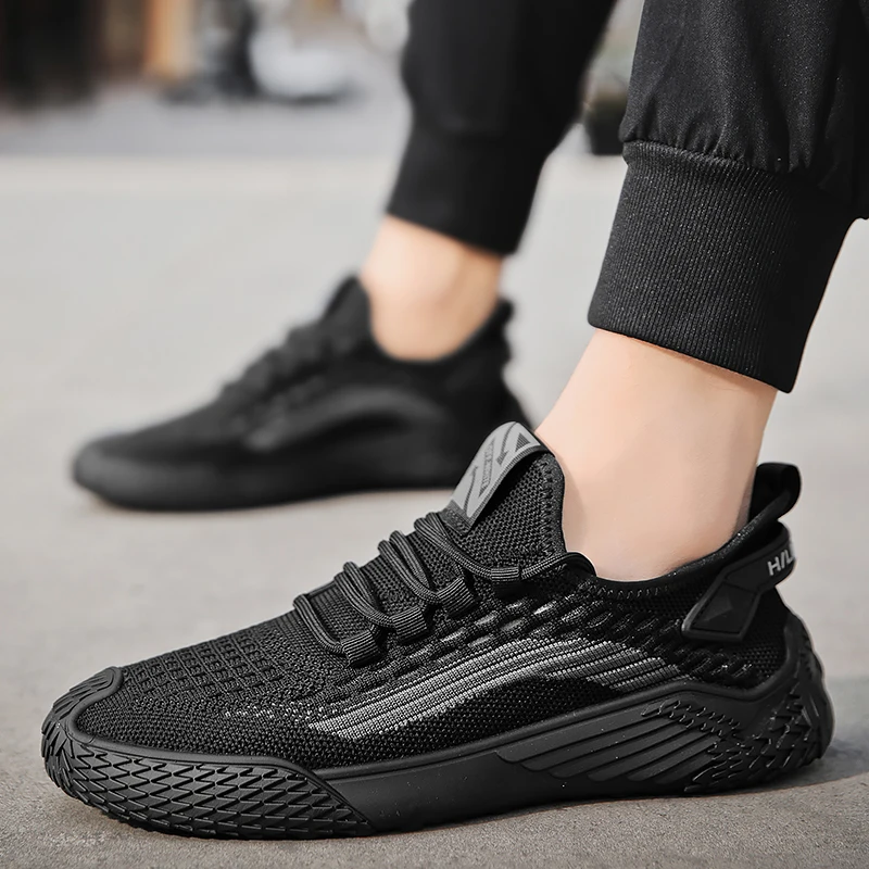 Men Versatile Comfort Running Footwear Men Lightweight Mesh Ventilate Sneaker men Men's Fashionable Low-Top Breathable Sports