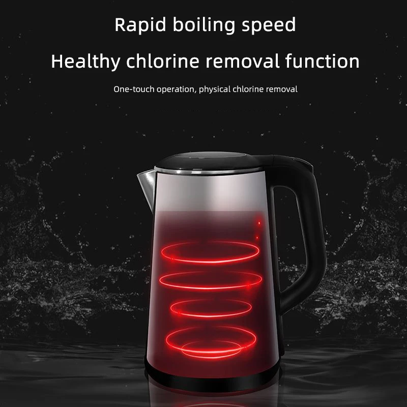 1.6L Electric Kettle Large Capacity Thermostatic Kettle Automatic Heat Preservation Teapot 304 Stainless Steel Liner Health Pot