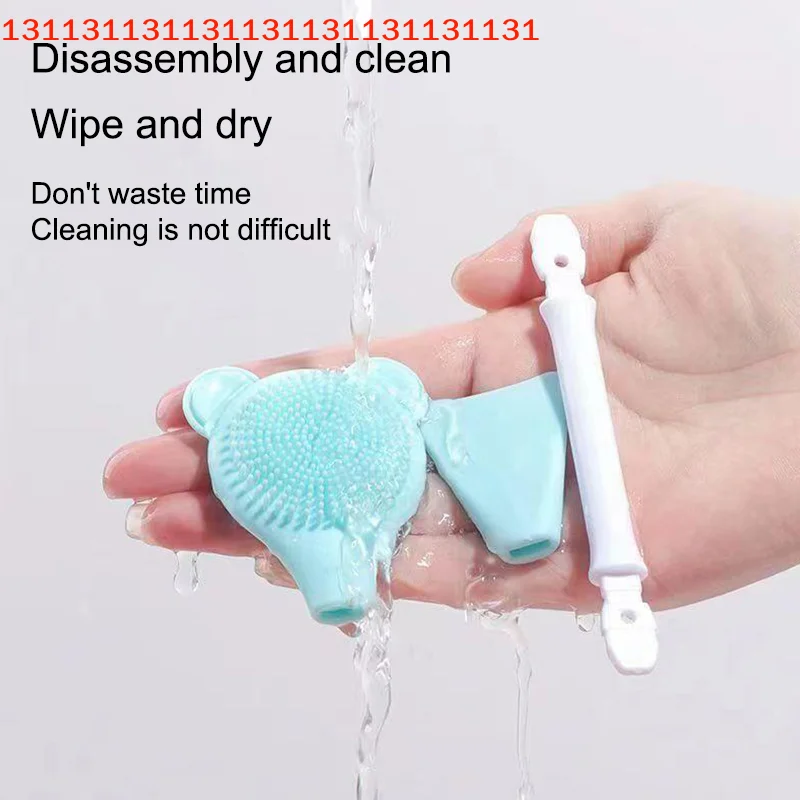 Exfoliante exfoliante para el cuidado de la piel Facial de poros, 2 en 1, limpieza Facial de silicona con espinillas y cepillo para mascarilla, espátula, herramientas de limpieza profunda