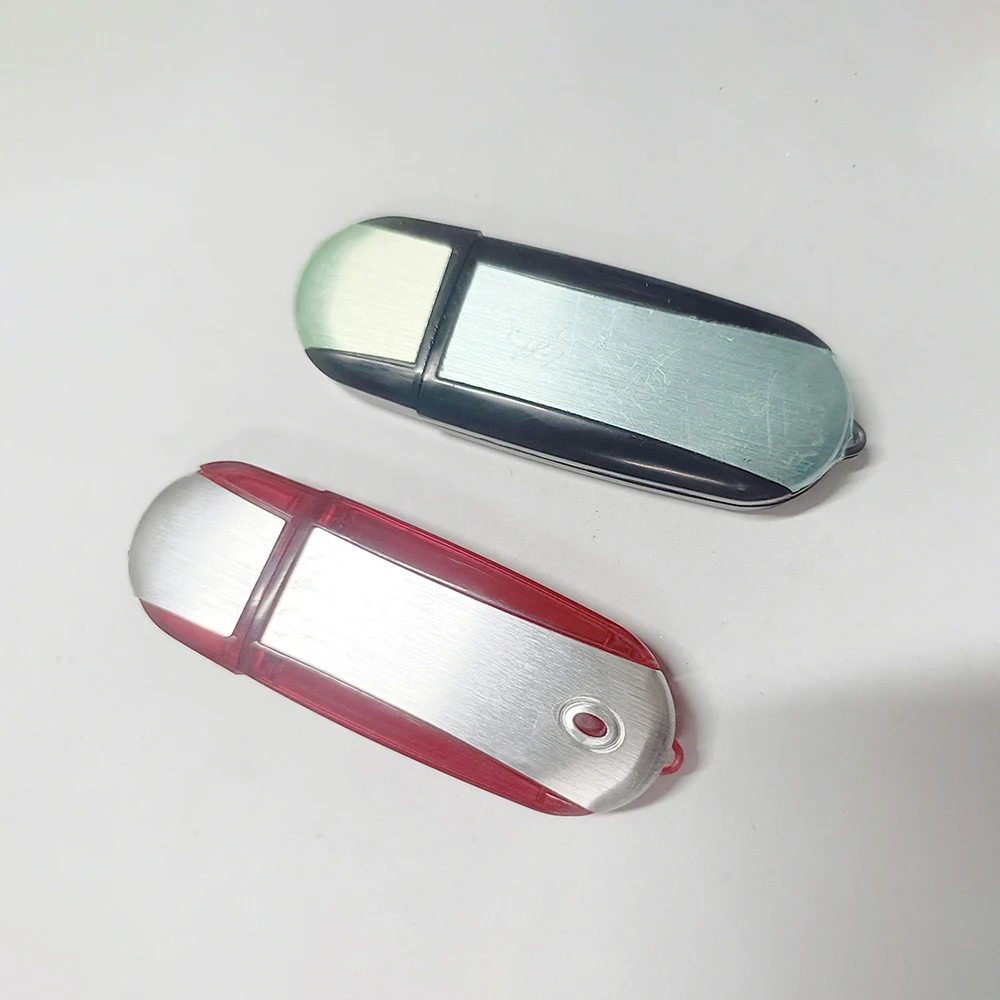 

10 Pieces No logo Aluminum and Plastic USB Case Shell they suitable for general PCBA board Metal shell NO memory chip