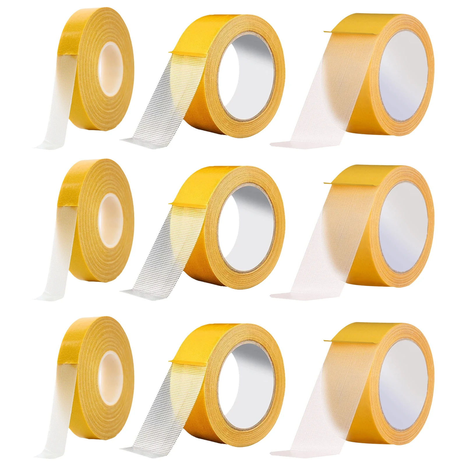 Multipurpose Mounting Tape Removable No Residue Fiberglass Grid Adhesive Grid Double-Sided Tape for Household & Industrial Use
