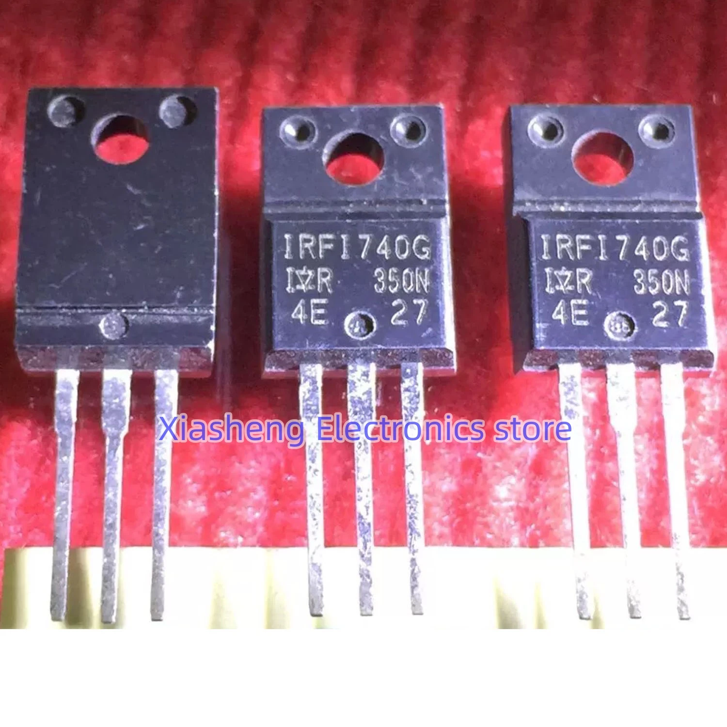 New Original 10Pcs IRFI740G TO-220F 400V 5.4A MOSFET Field Effect Transistor In Stock Good Quality