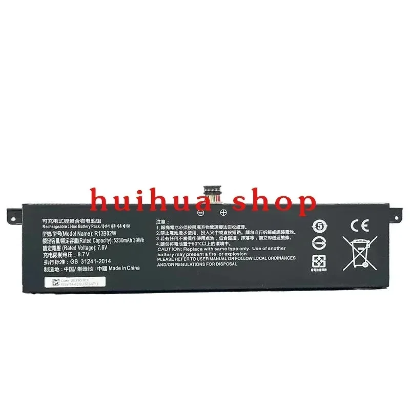 R13B02W/R13B01W Laptop Battery For Xiaomi Mi Notebook Air 13 13.3