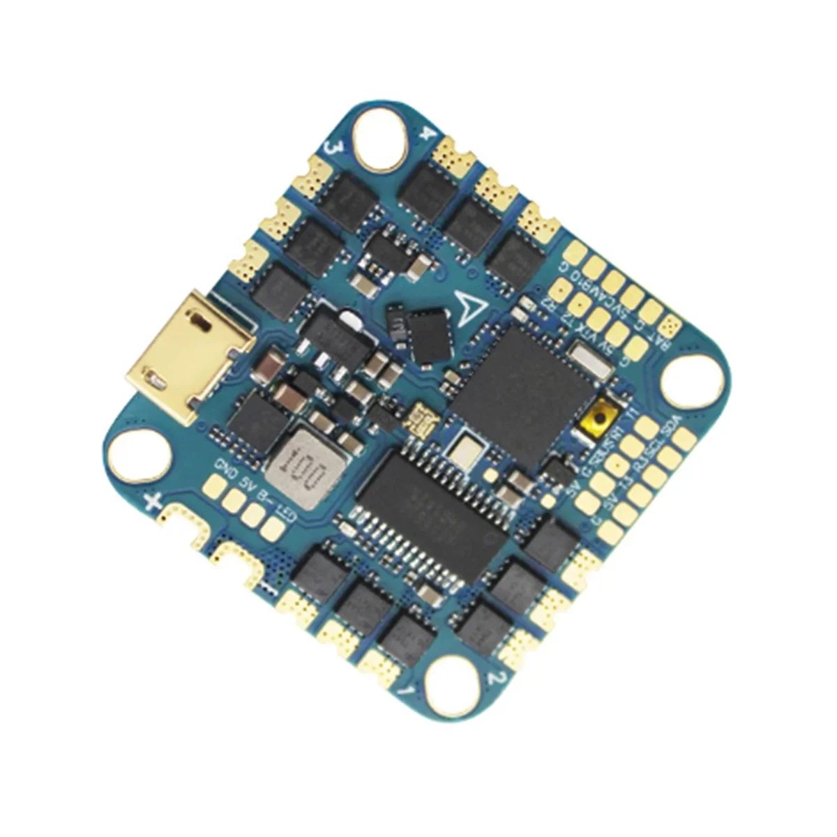 F4126 AIO F411 Baro Controlador de vôo com sensor de corrente BLHELIS 20A/40A 4 em 1 ESC 25,5X25,5mm para FPV Freestyle (B)