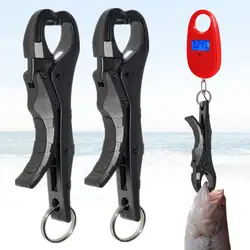 New Portable Fishing Gripper Fishing Lip Grip Digital Electronic Scale Fish Controllers Plastic Tackle Carp Fishing Accessories