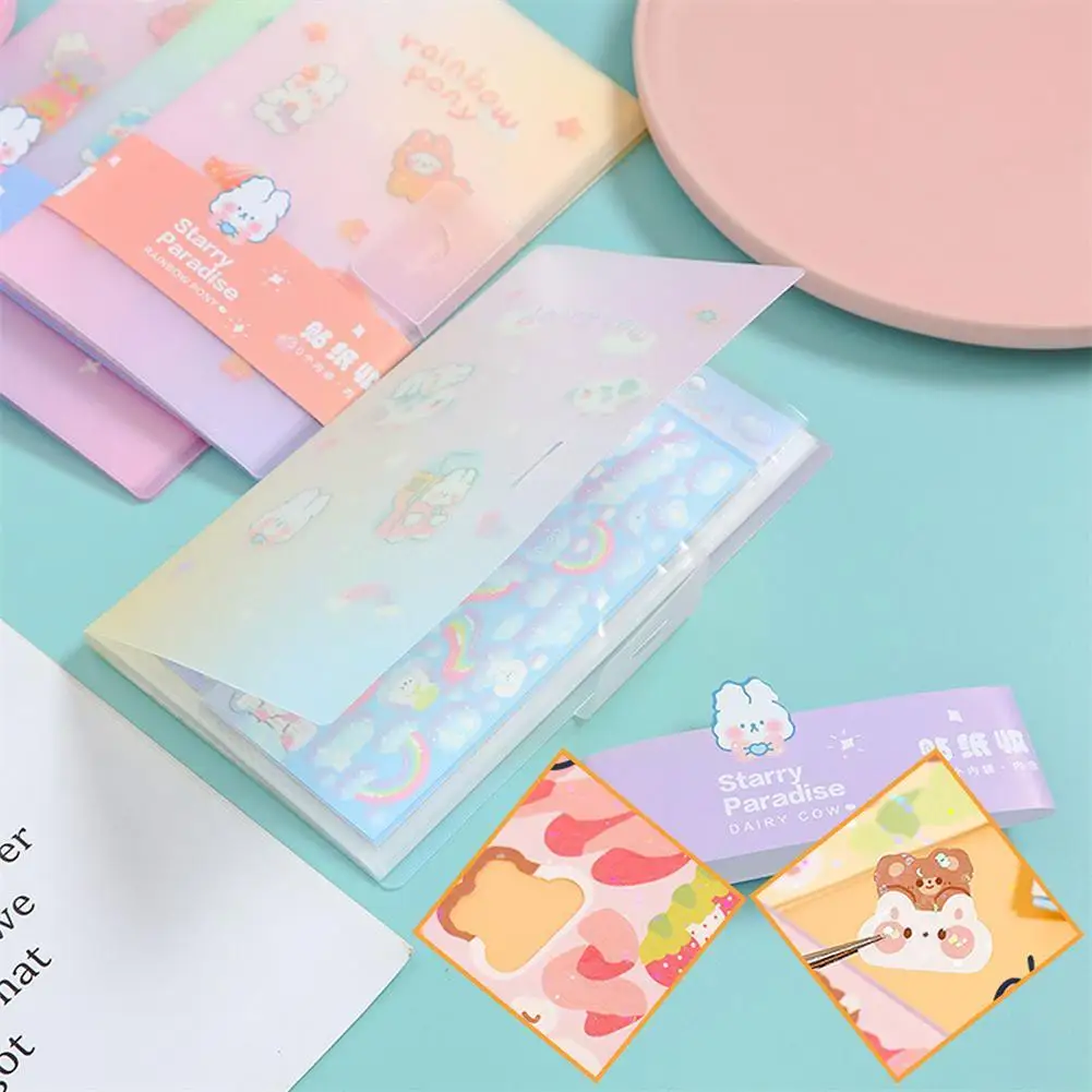 10pcs Random Sticker Pack Ins Style Decorative Stationery Korean Kawaii Album Scrapbooking Material Diy Stickers J8l2