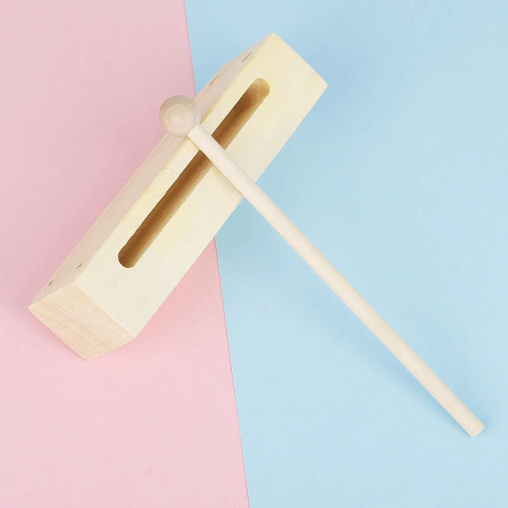 

Double Tone Bangzi Kids Instruments Percussion Block Rhythm Baby Musical Stick Toy