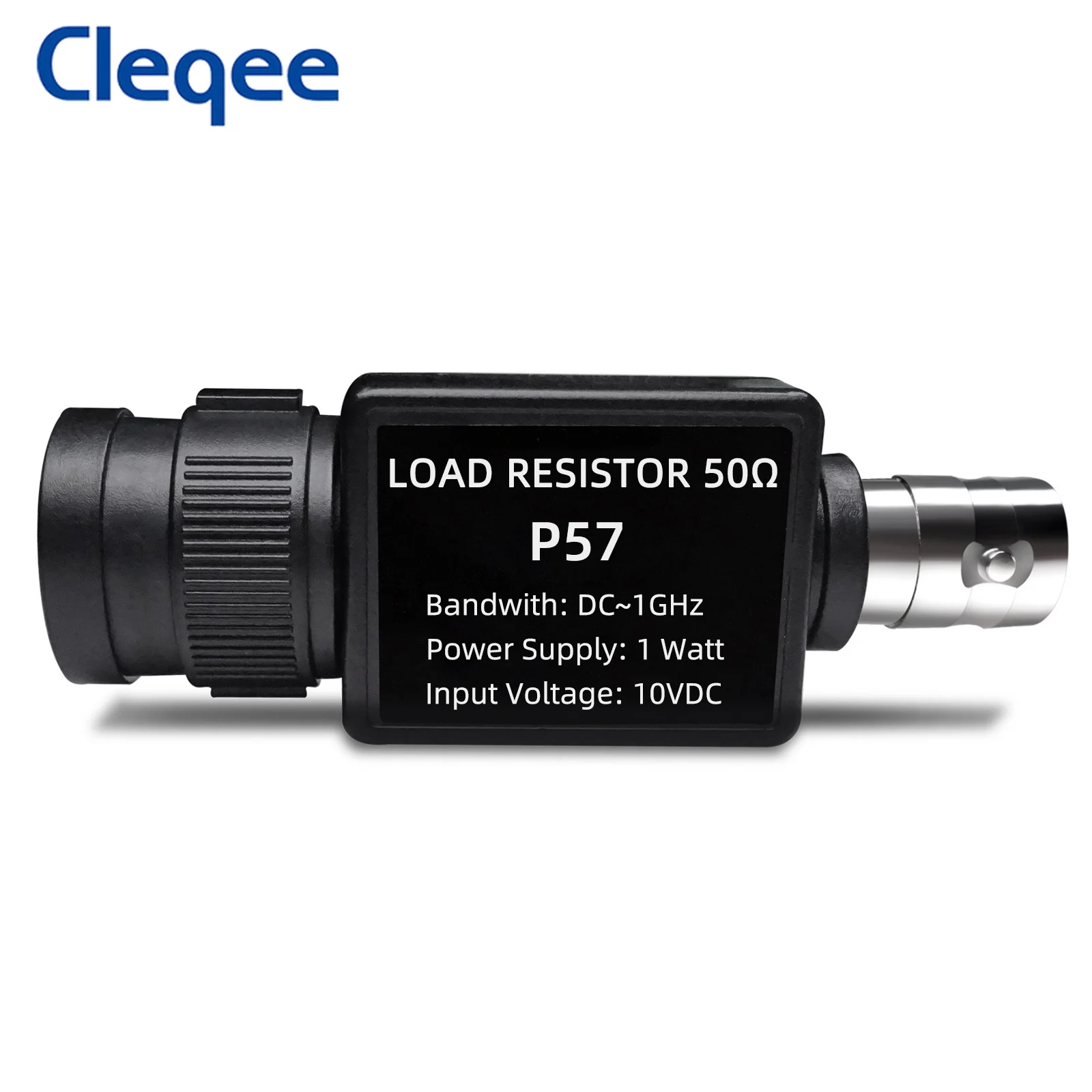 Cleqee P57 BNC Male to Female Adapter Load Resistor 50Ω 50Ohm Feed Through Terminator Seat Connector 50KY Device DC~1GHz