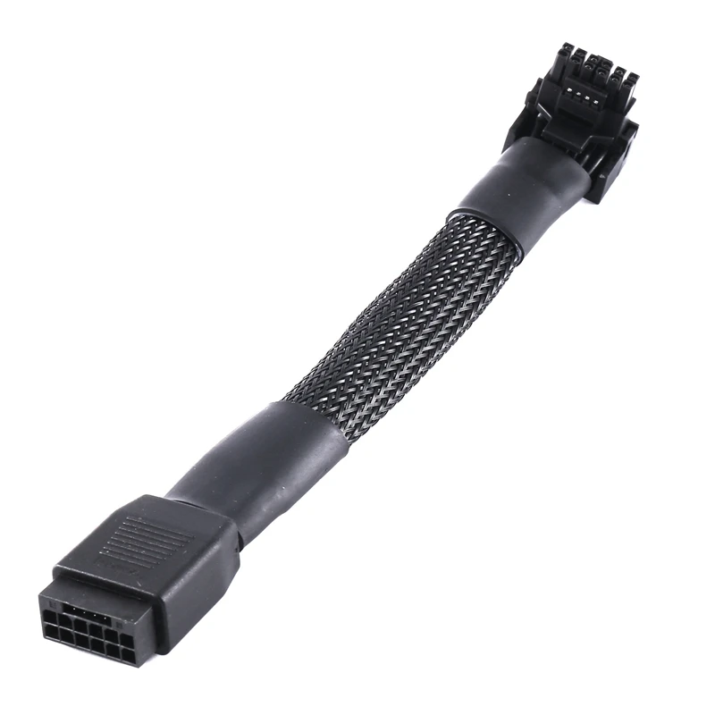 Best-16Pin Video Card Elbow New Video Card 12VHPWR Straight Head Turning Head Line PCIE 5.0 Elbow Line 12+4P 90 Degree