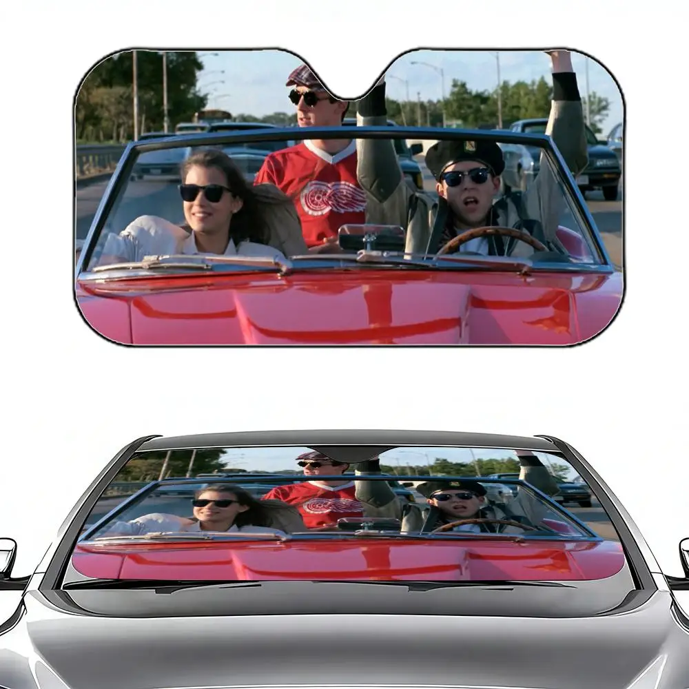 

Солнцезащитный козырек F-Ferris Buellers Day Off, выдвижной автомобильный солнцезащитный козырек, защита от УФ-излучения для лобового стекла автомобиля, накидка на окно