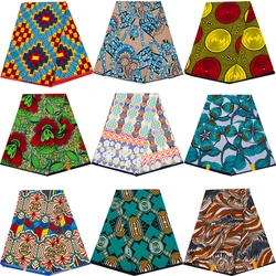 Soft Cotton Africa Ankara Real Wax Fabric Prints Batik Wrap Sewing Material For Party Wedding Dress Craft Making Patchwork Pagne