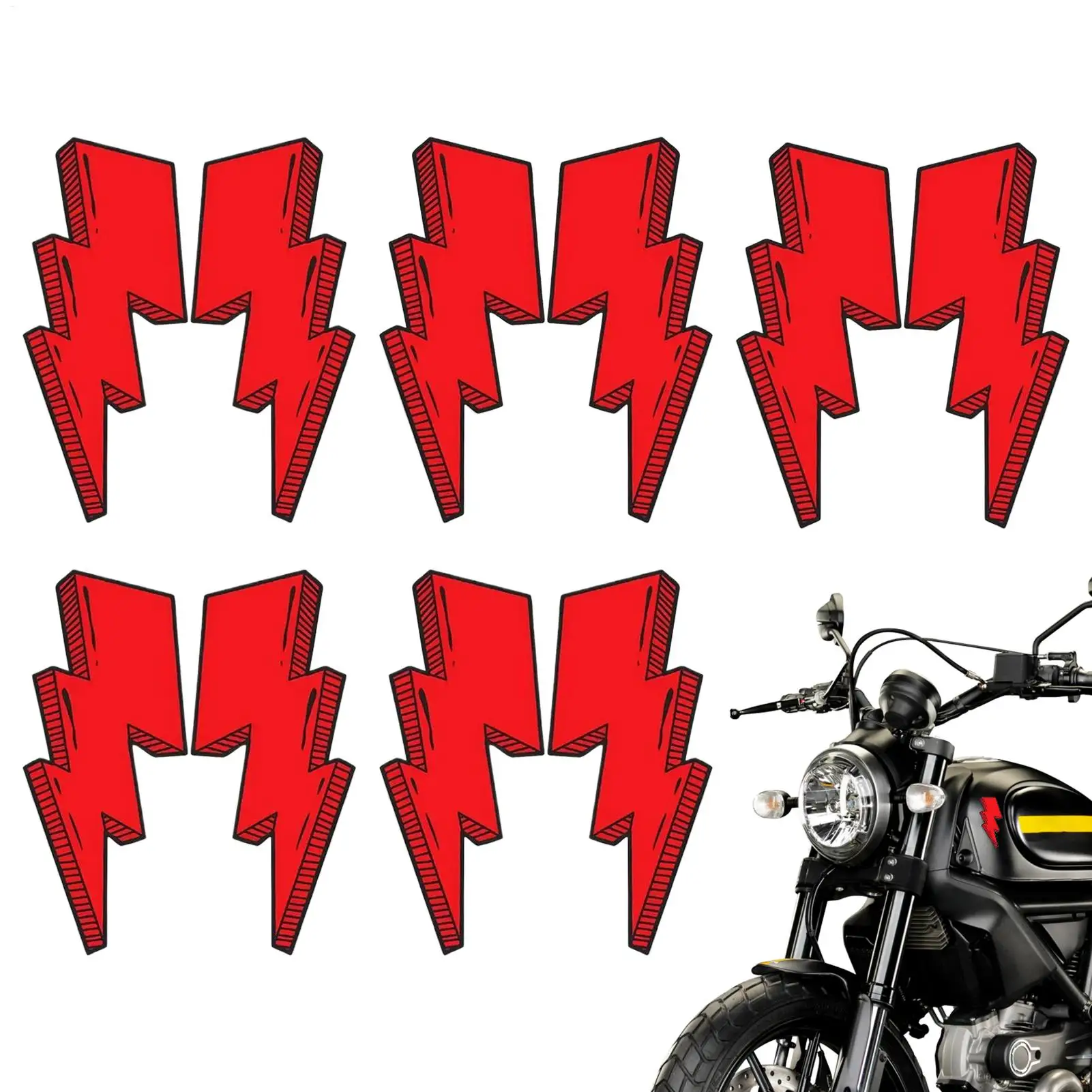 

Велосипедные наклейки, крутые наклейки для скутера, устойчивые к атмосферным воздействиям мотоциклетные наклейки для скутера, мотокросса, гонок