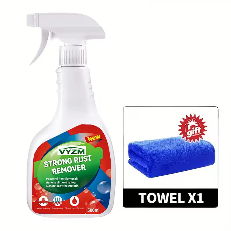 500ml Heavy Duty Rust Remover Spray | VYZM Effective Rust Dissolver for Metal, Tools & Auto Parts