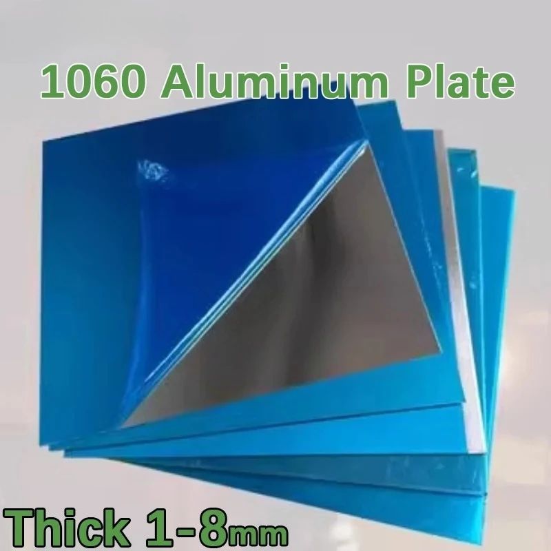 Thick 1-8mm 1060 Aluminum Plate Aluminum Sheet 100x100mm~300x300mm