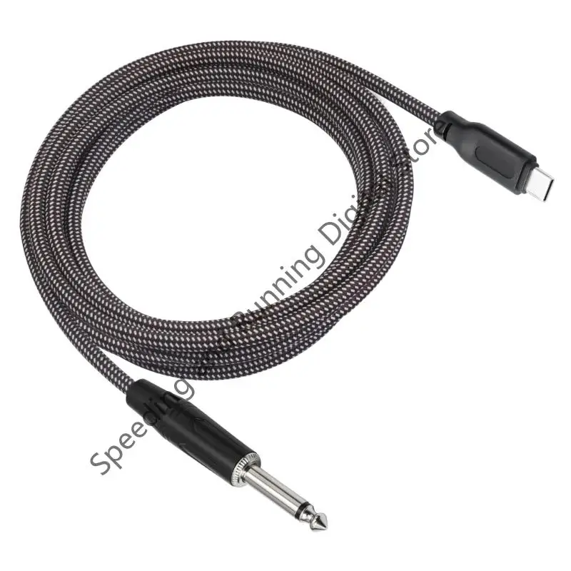 100-300cm USB C to 6.35mm 1/4 inch TRS Cable Type C to 1/4 Adapter Cable for Phones, Amplifier, Speaker, Headphone Mic