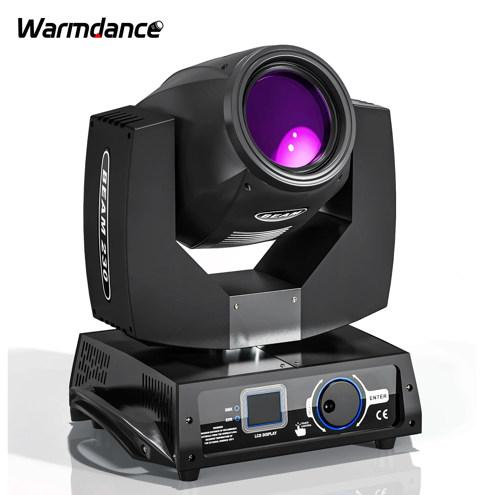 7R 230W Beam Moving Head Light RGBW Stage Lighting Effect Projector DMX512 Sound Activated for DJ Disco Concert Party Wedding