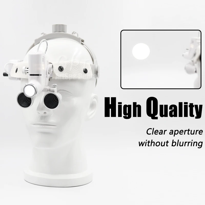 5W Focusing Headlight With Medical ENT Loupe Binocular Magnifier 2.5X 3.5X Optical Surgical Type With High Quality Magnification