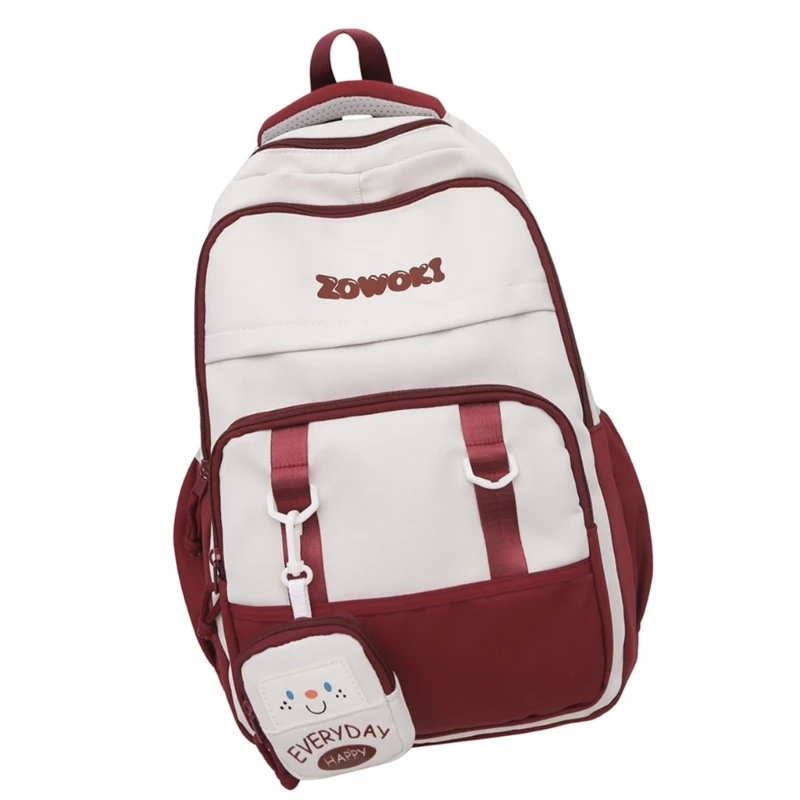 Mochila espaçosa para laptop para meninos adolescentes meninas, bolsa escolar resistente à água