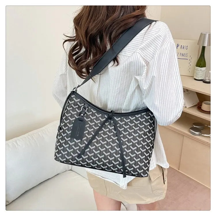 

Винтажная структурированная летняя сумка-тоут - Сумка через плечо из натуральной кожи с отстегивающейся цепочкой, большая вместимость для офиса и путешествий