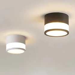LED downlight ceiling light 9W 15W Nordic  surface mounted LED spotlight, living room, bedroom, indoor lighting AC220V