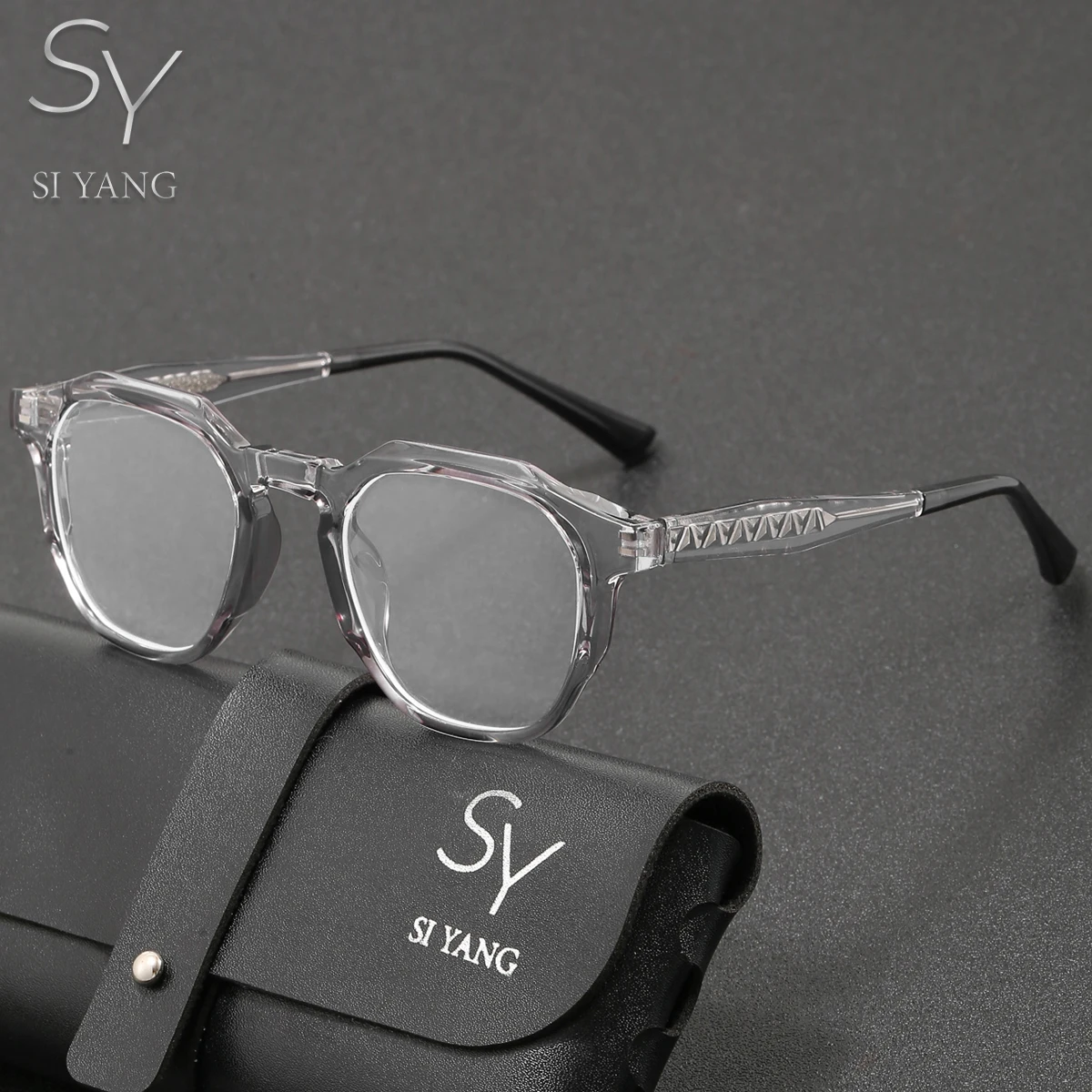 armacao-de-oculos-de-grau-com-design-geometrico-da-siyang-para-homens-e-mulheres-com-lentes-transparentes-e-estilo-moderno