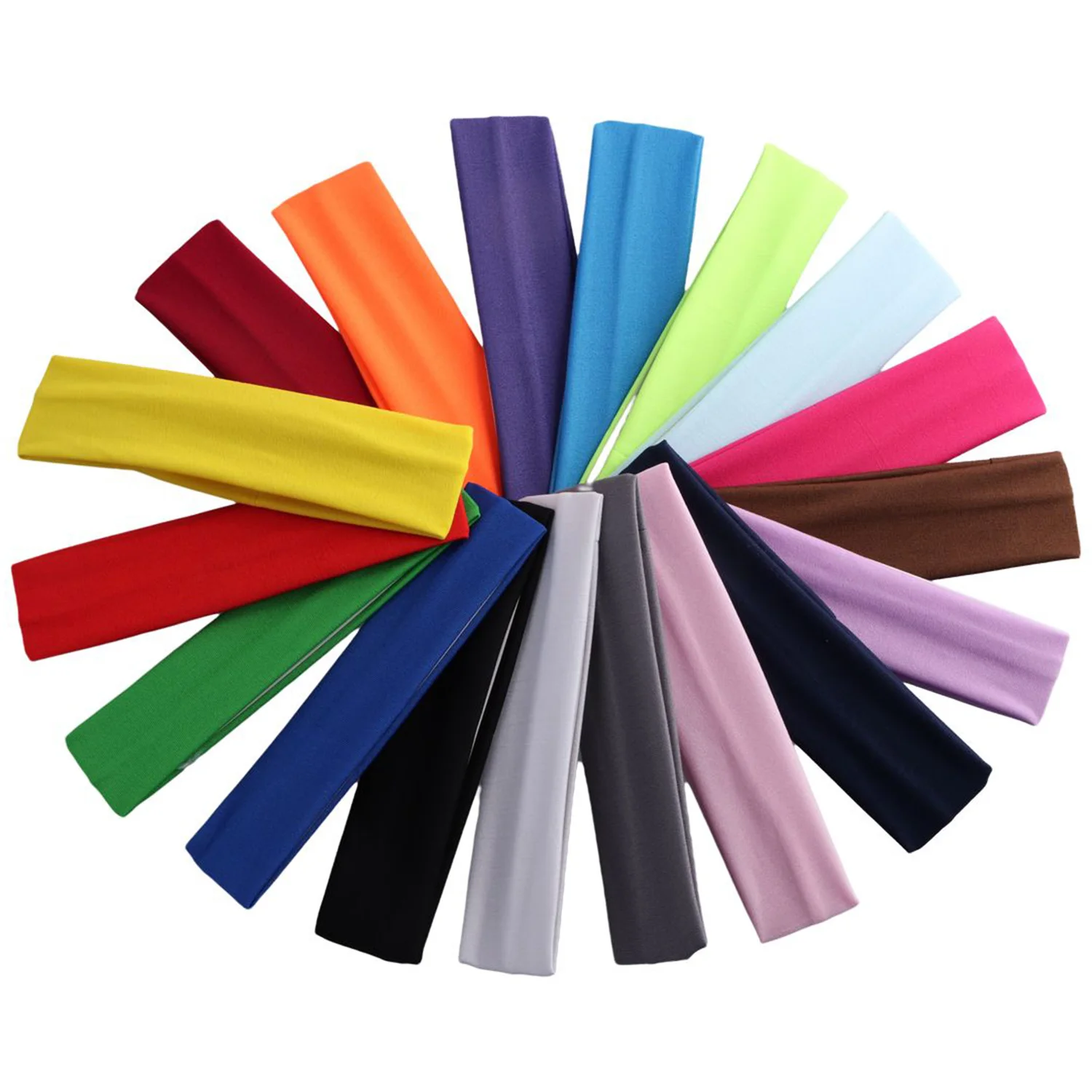 

Elastic Solid Color Hair Bands for Women and Men Hairband Running Fitness Sports Yoga Headbands Girls Head Band Accessories