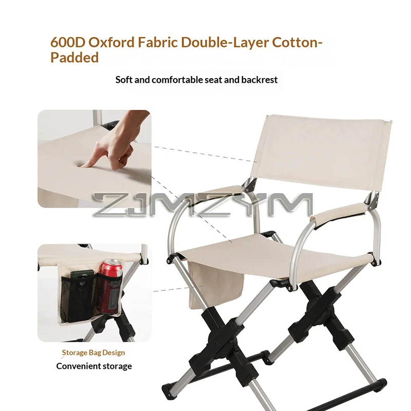 Guide Series Outdoor Camping Folding Chair Beach Fishing Chair Aluminum Alloy Travel Hiking Picnic Leisure Seat Armchair image 4