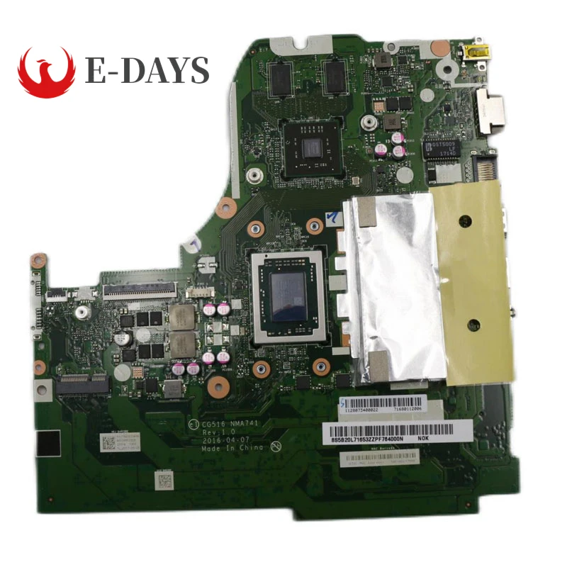 

For Lenovo IdeaPad 310-15ABR Notebook Motherboard A10-9600 DIS NM-A741 100% Test