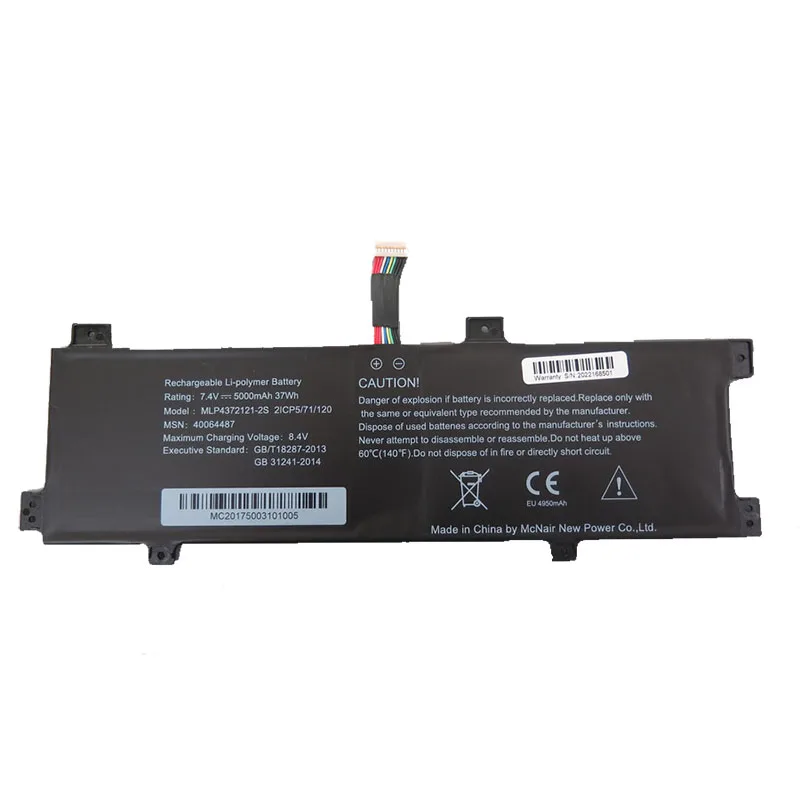 Laptop Battery For MEDION AKOYA 40064487 MLP4372121-2S 7.4V 5000mAh 37Wh