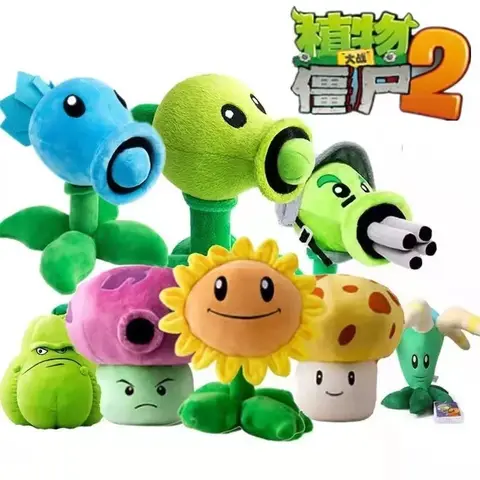 Plants vs Zombies Plush Toys 18cm-30cm PVZ Gargantuar Hats Pirate Duck Zombie Plush Stuffed Toys Doll Soft Toy Gifts