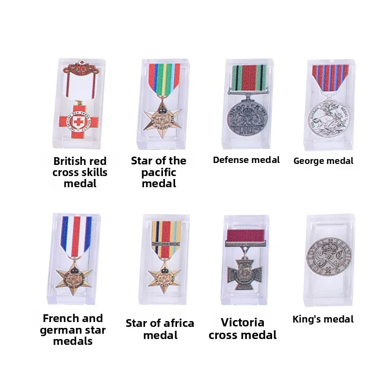 WW2 USA UK USSR Commemorative Medal Military Honor Badge Replica Collection Lapel Pin view 6