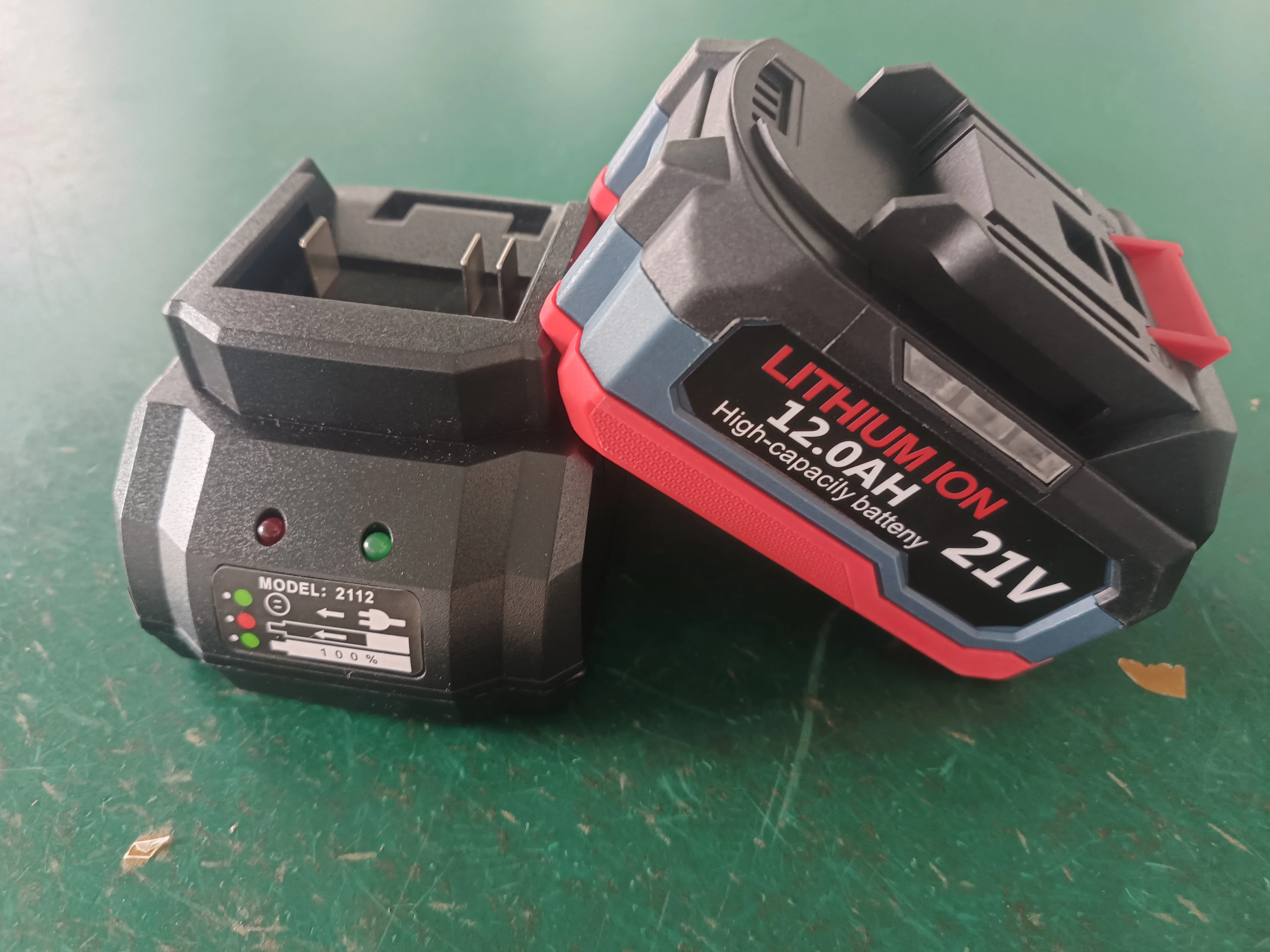 *21V 12.0Ah Rechargeable Li-ion Battery for Makita Power Tools, Large Capacity with Safety Protection for 18v/21v Makita Battery