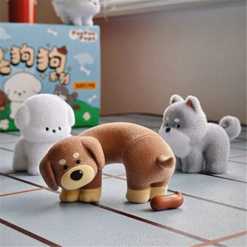 

Poopoo Pups new blind box cute little dog statue collection art toys desktop decorations home decoration gift collection