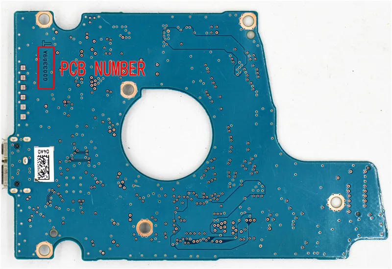 Placa lógica Toshiba HDD PCB/MQ04UBD200, G0039A, G0034A, G4330A, G3448A, G003309A, G003250A