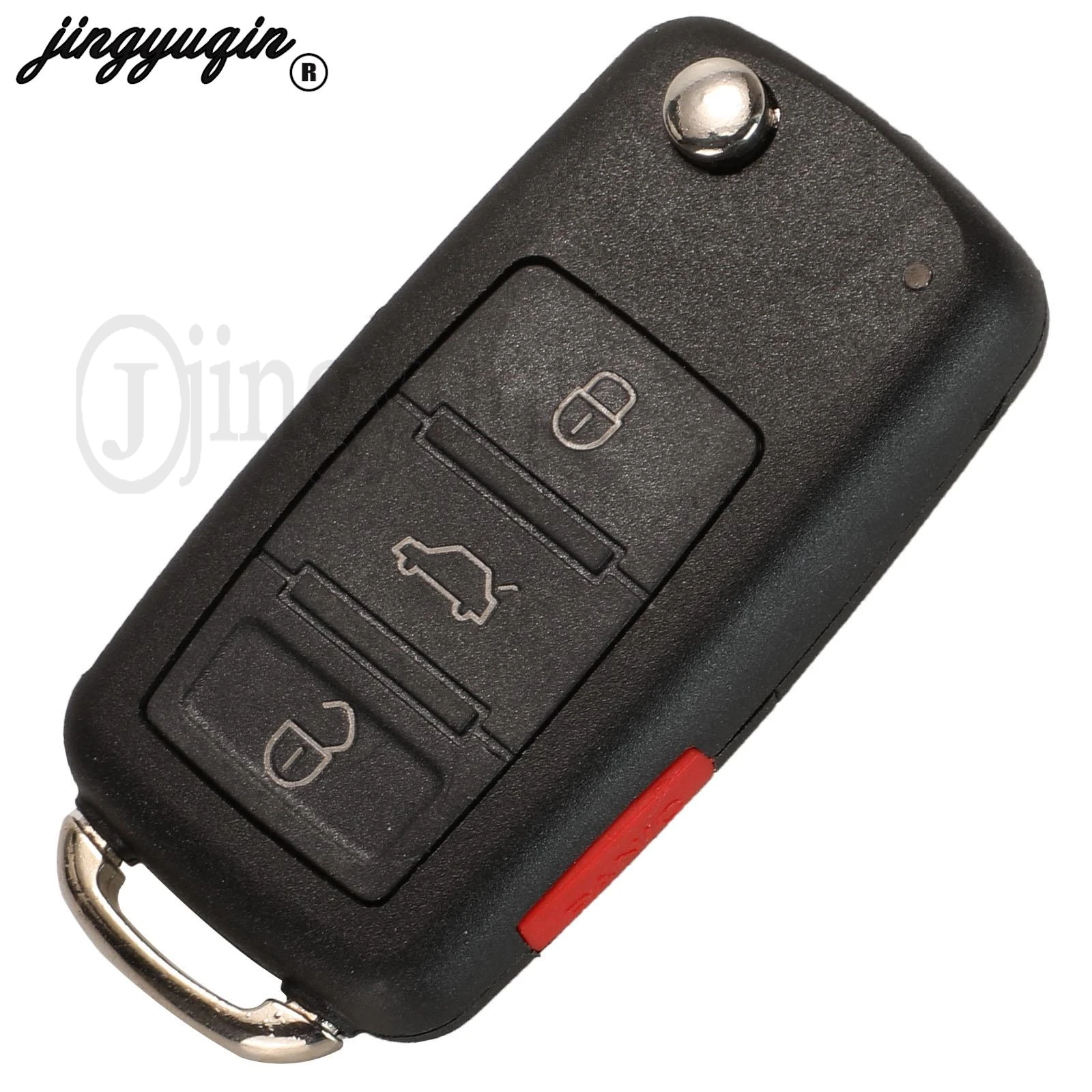 jingyuqin 3/4 Buttons Keyless Go For VW Touareg Fit Audi A8 S8 315/433MHz id46 Flip Remote Key 5K0 837 202 AK /3D0 959 753 AK/AA