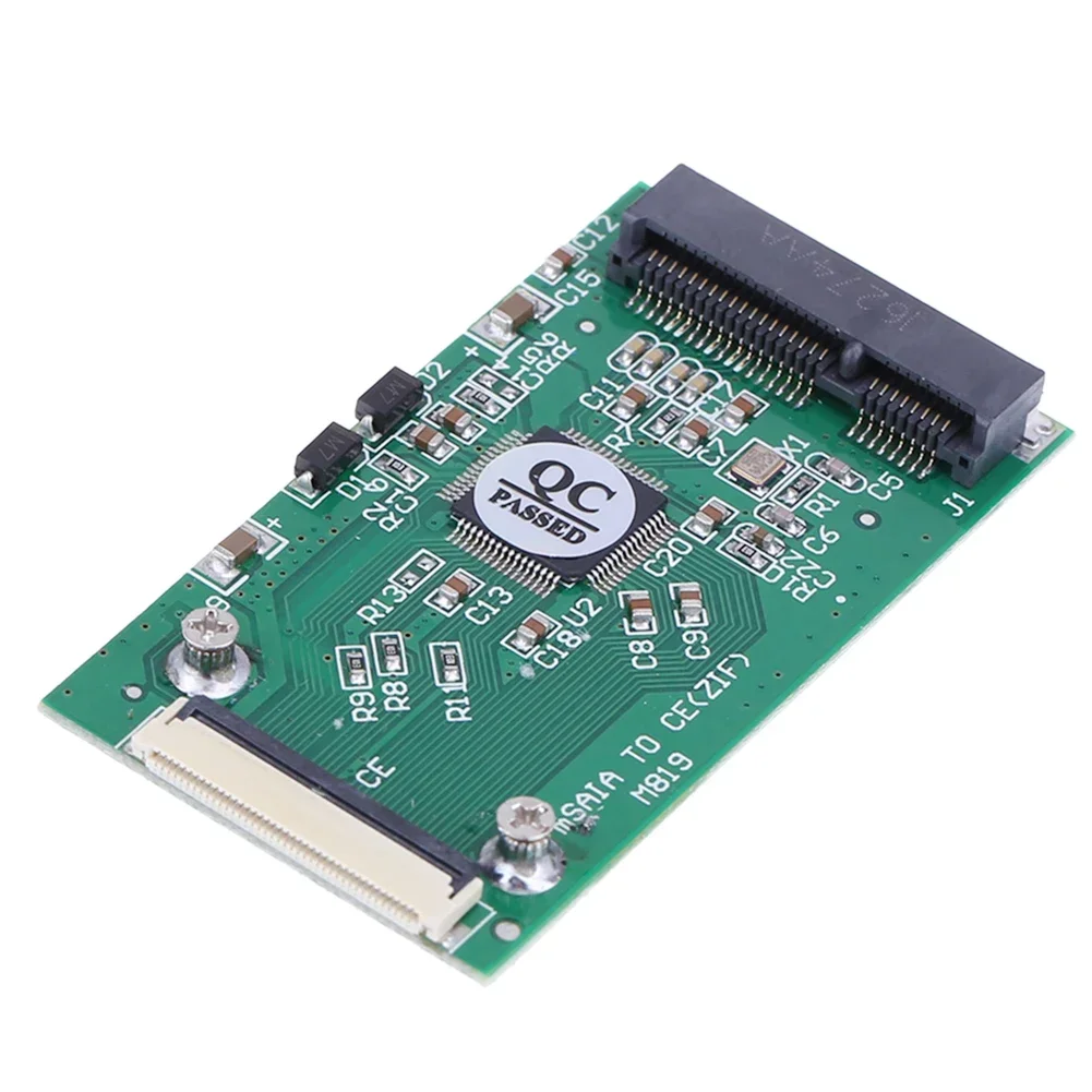 MSATA PCIE SSD إلى 40pin 1.8 بوصة ZIF CE Mini SATA محول بطاقة ل IPOD IPAD لتوشيبا لشركة هيتاشي ZIF CE HDD القرص الصلب