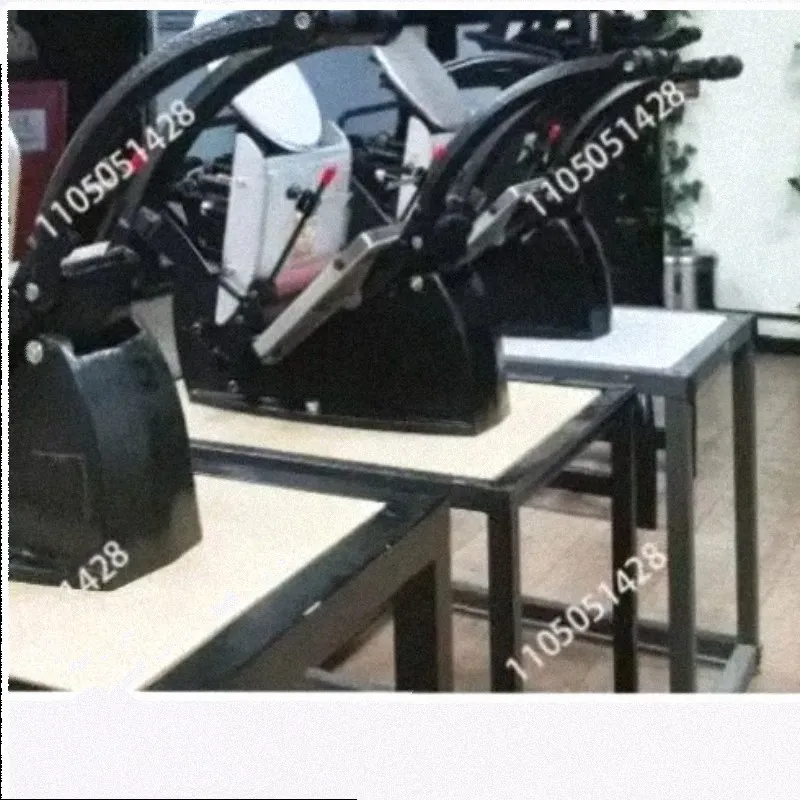 manual letterpress disc printing machine, letterpress printing, printmaking machine, suitable for engraving rubbing,