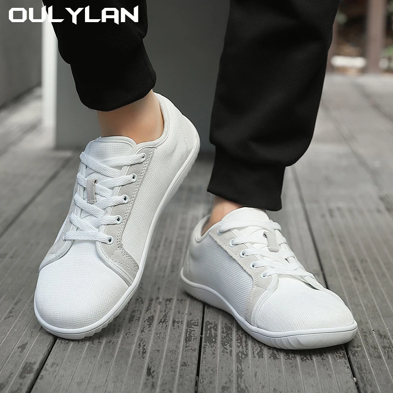 Oulylan Tennis Walking Shoes Breathable Wide Width Sneakers for Men Women Mens Barefoot Shoes  Running Wide Toe Box Shoe