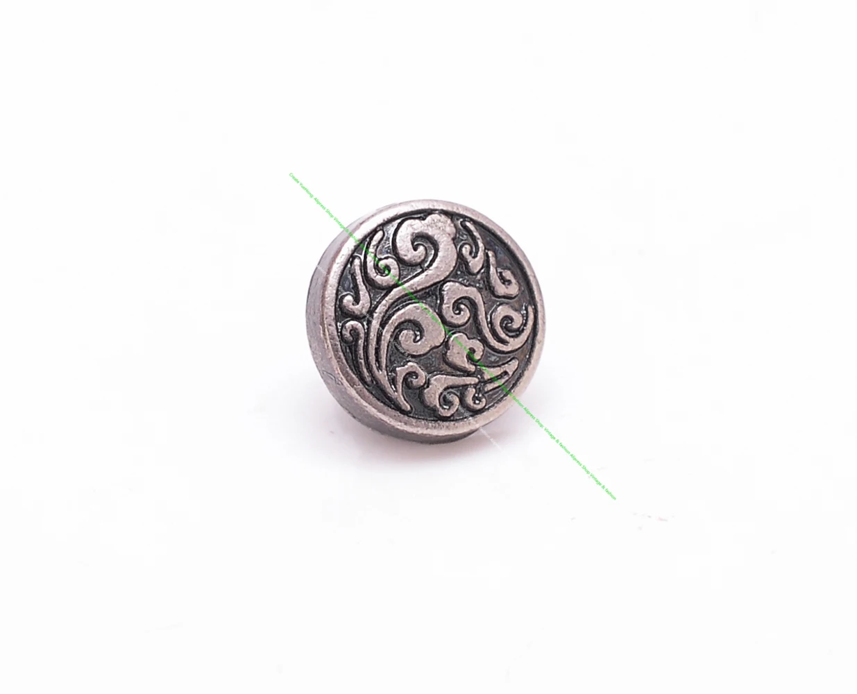 50PC 10MM Silver Floral Engraved Handcraft Stud Rivet Tacks for Leathercraft bag shoes bracelet Decorative
