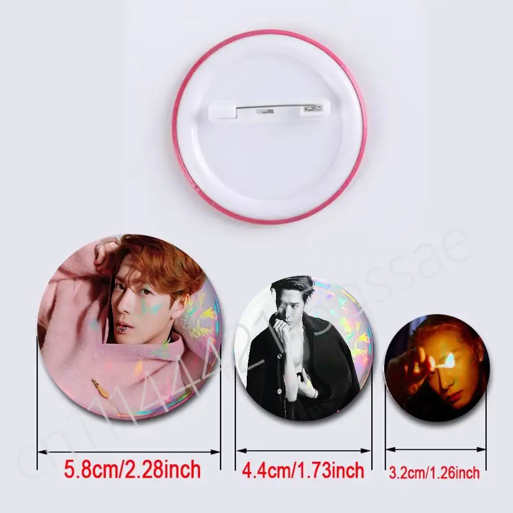 FOR Jackson Wang Thank You Badges Tinplate Soft Button Pin Brooch Metal Badge Custom Jewelry Accessories Hat Bag Lapel