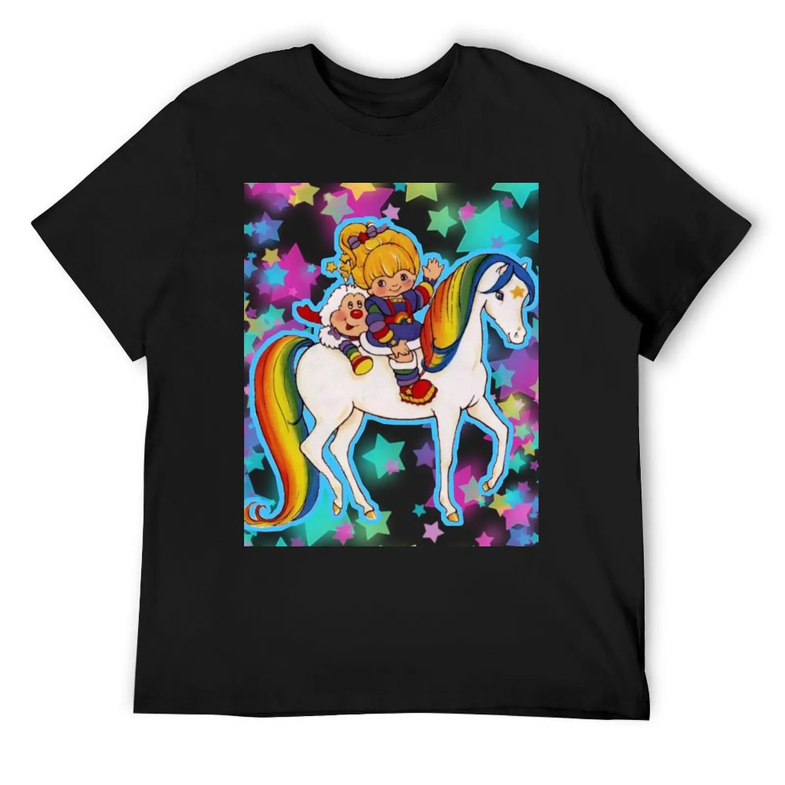 

80s aesthetic rainbow starlite shadow stars T-Shirt croswit shirt man valentines clothes custom t shirt shirts graphic tee men