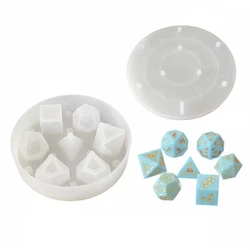 Moldes resina con forma dados, moldes epoxi con textura silicona, accesorios para hacer a mano