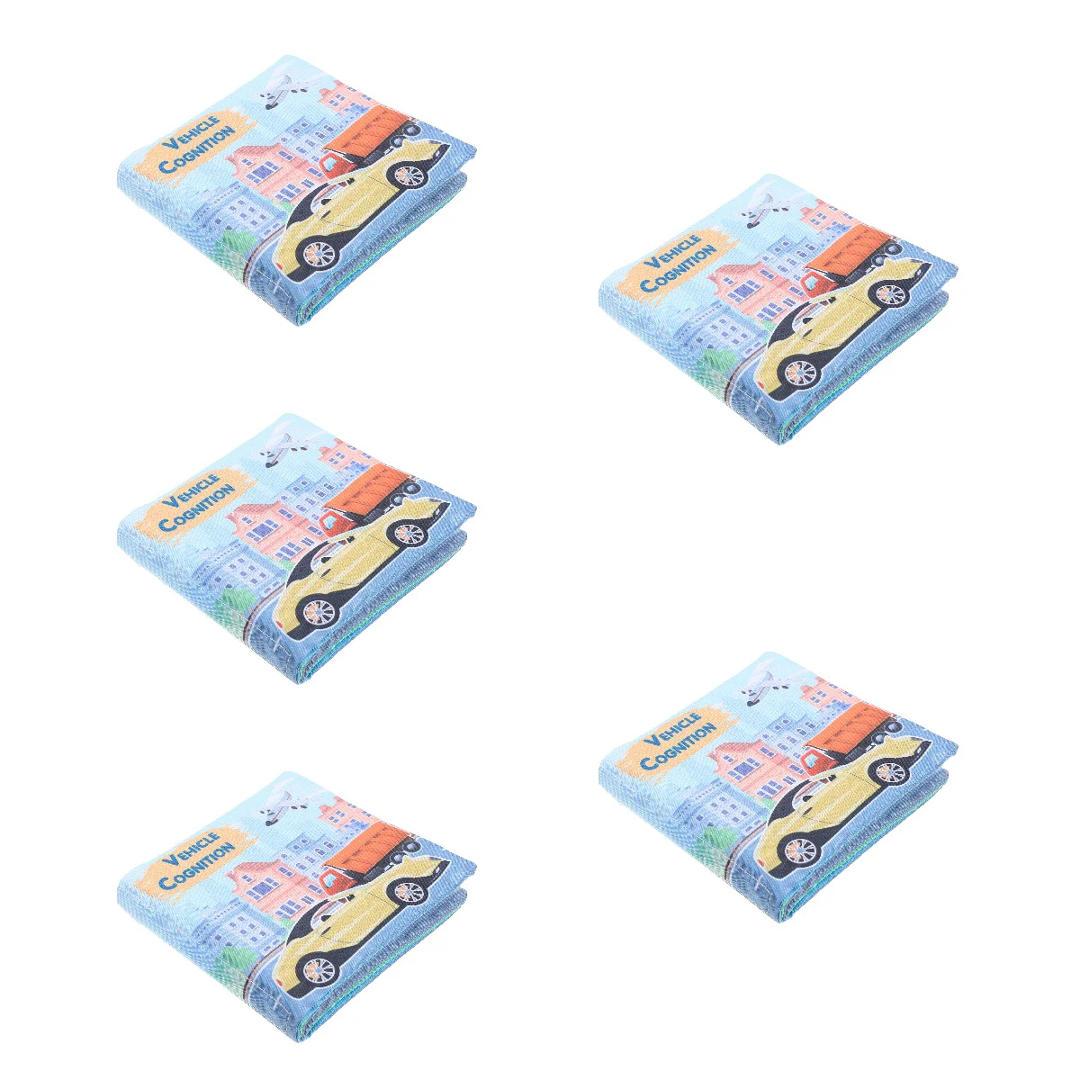 

5 Pieces Early Education Book Baby Cloth Books Toy Toys Newborn Gifts for Babies Softer