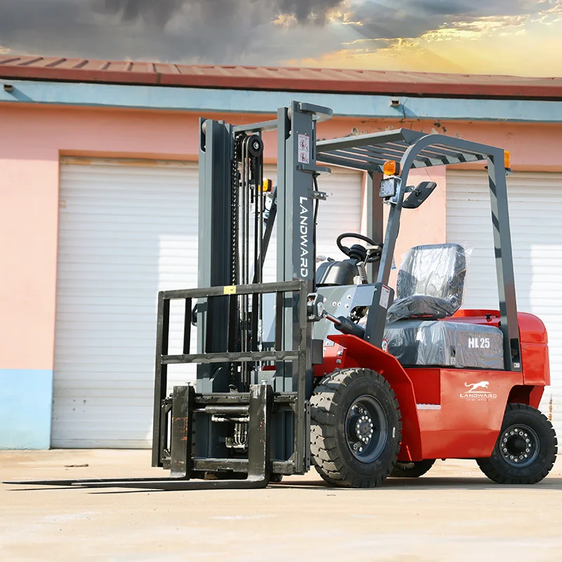 Sell Like Hot Cakes Small Container Handling Vehicle 3Ton Counterbalance Forklift Home Use All-In-One Diesel Forklift Customized