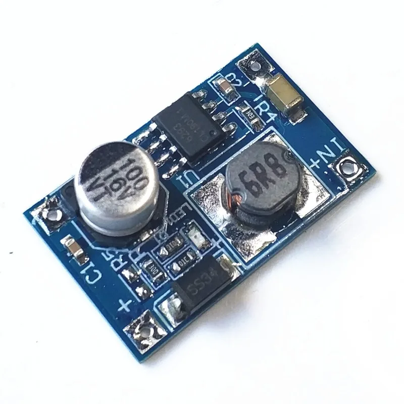 DC-DC Step Up Power Supply Board 3V 3.7V 5V 6V to 12V 8W High Efficiency Voltage Boost Module