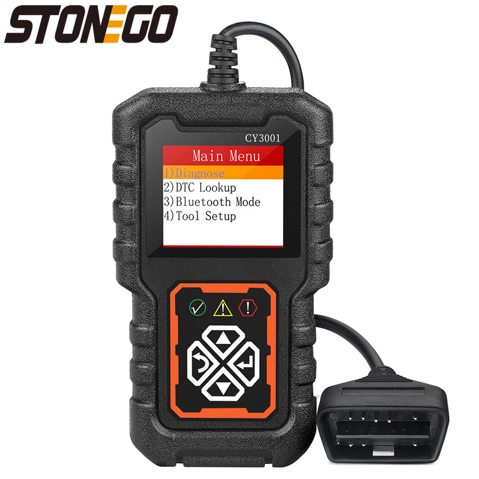 

STONEGO Автомобильный диагностический инструмент с питанием от USB, считыватель кодов заглушки двигателя, режим CAN, потоковая передача данных, просмотр DTC, чтение ввода-вывода