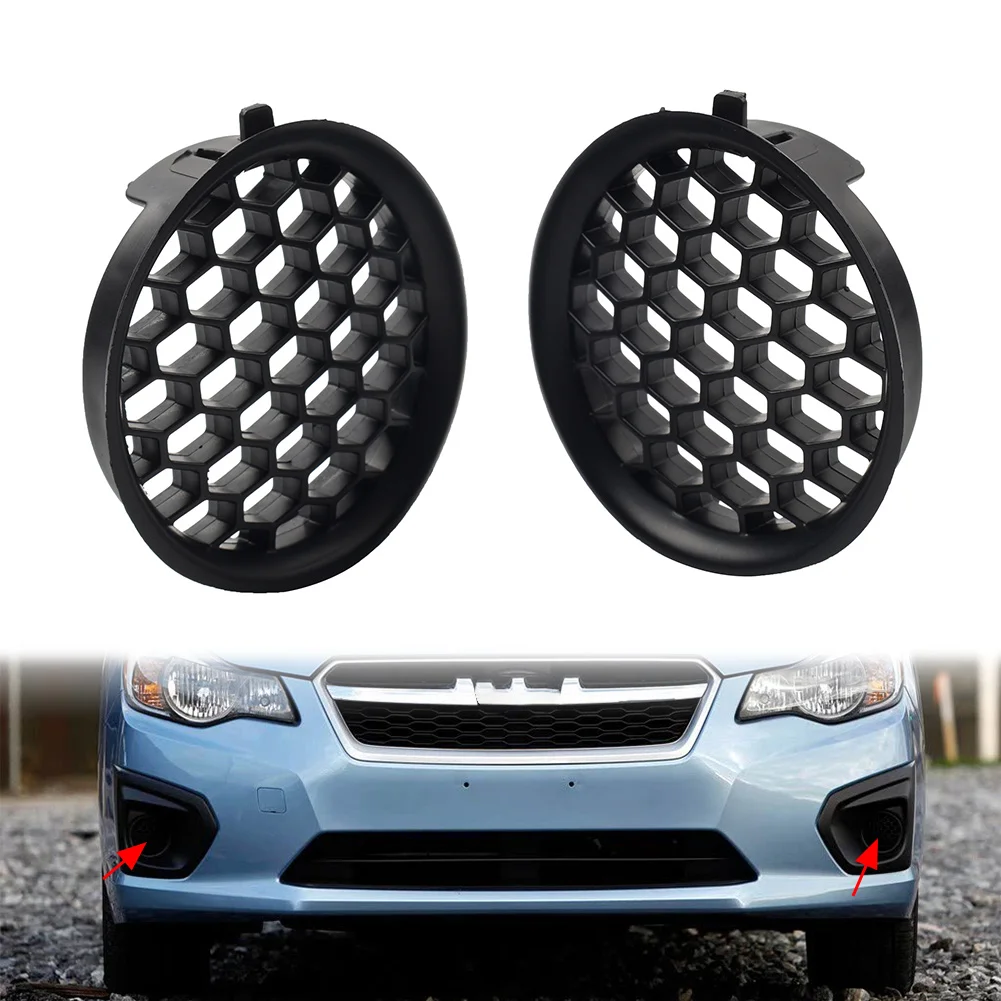 1Pcs 57731FG210 Car Fog Light Lamp Cover Grilles ABS Plastic Black For Subaru Impreza W/O Fog Light 2008-2014 Not For STI Models