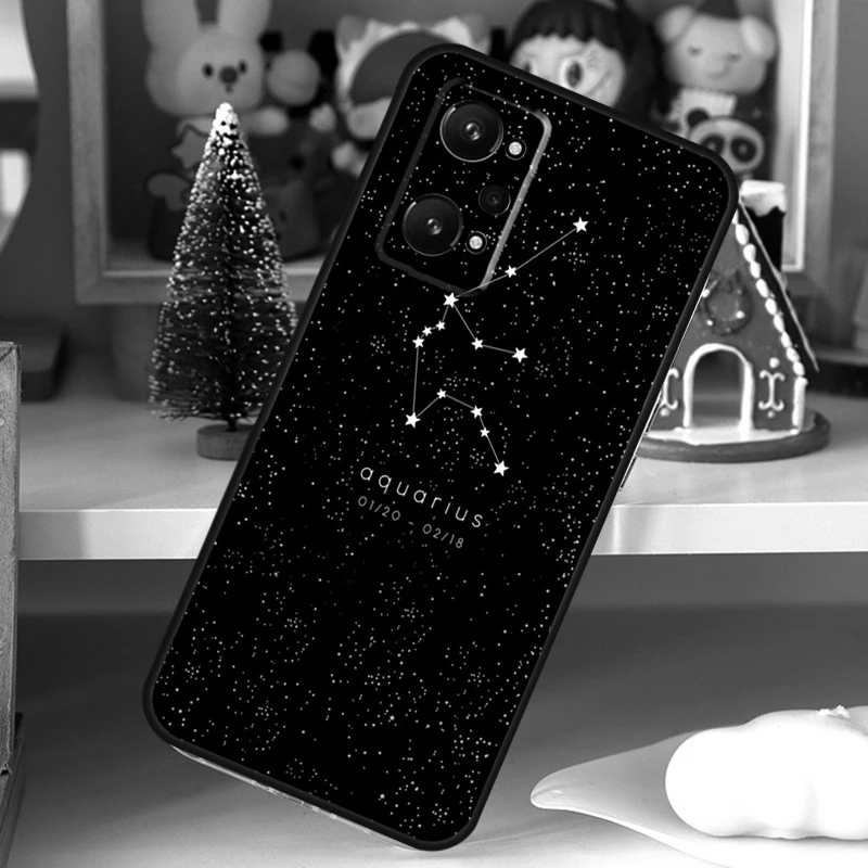 Zodiac Constellation For OPPO Realme C55 C35 C33 C31 C30 C25 C21Y C11 GT Neo 5 3T 2T Realme 10 9 11 Pro Plus Case