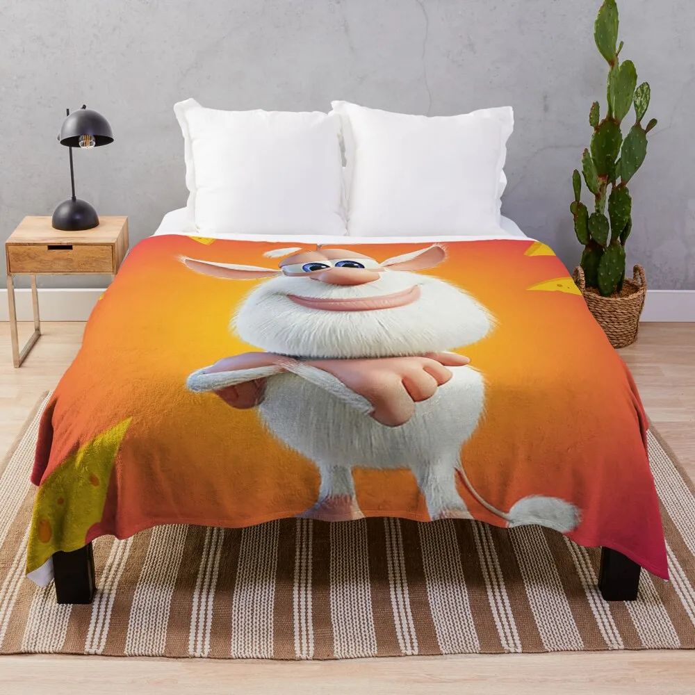 

Threebo New Animation for kids 2020 Throw Blanket Fluffy Softs Single funny gift Bed Fashionable Soft Blankets